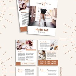 Great Media Kit Template Productive And Free