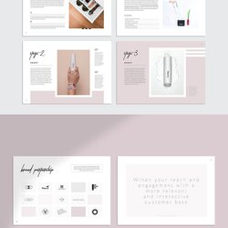 Admirable Media Kit Template Templates