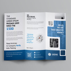Stunning Corporate Fold Brochure Template Graphic Prime Templates Elements Funds Account Cart Fit