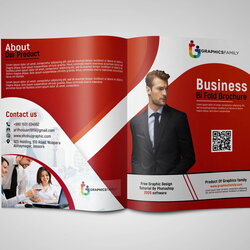 Terrific Free Business Bi Fold Brochure Design Template Professional Scaled
