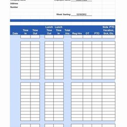 Sublime Employee Time Cards Template Inspirational Free Card