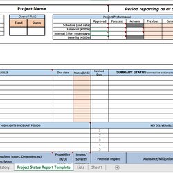 Admirable Project Status Report Excel Template Engineering Books Capture