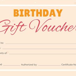 Birthday Gift Certificate Template Free Printable Throughout Certificates Templates