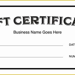 Fantastic Free Printable Gift Certificates Templates Of Birthday Certificate Template Automotive Office Cards