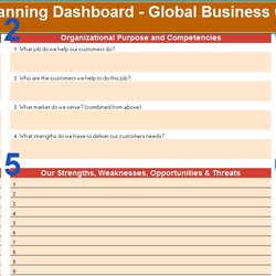 Out Of This World Strategic Planning Template
