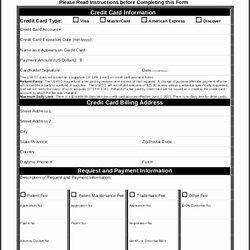 Wizard Blank Credit Card Template Form Fresh Authorization Free Download Of