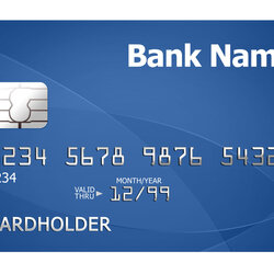 Super Credit Card Template Intended For Size Word