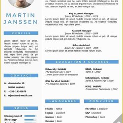 Spiffing Resume Templates Free Download Word Of Template In Editable Fully Files Incl