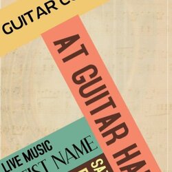 Brilliant Free Poster Templates Ideas Template Guitar Flyer