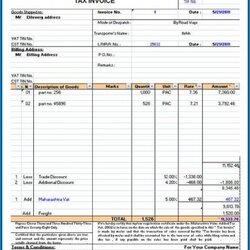 Cool Free Printable Invoice Template Excel Example Of