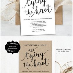 Cool Engagement Party Invitations Ll Want To Say Invitation Templates Template Fun Yes