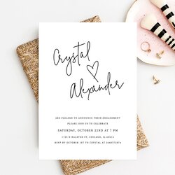 Tremendous Engagement Party Invitation Template Printable Australia