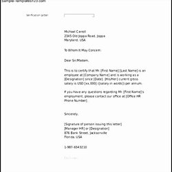 Magnificent Printable Notarized Letter Of Residency Template Recommendation Confirmation