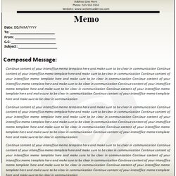 Tremendous Business Memo Template Best Word Documents Free Download Format