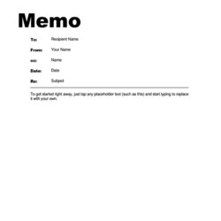 Business Memo Template Templates Ml Word Interoffice Office Professional Memorandum Microsoft Inter Examples