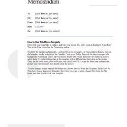 Out Of This World Microsoft Word Business Memo Template Darrin Templates