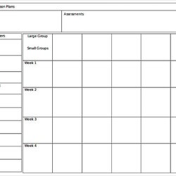 Outstanding Blank Lesson Plan Template Free Excel Word Google Drive Kindergarten Toddlers Math Width