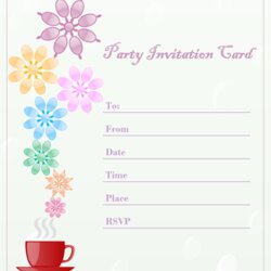 Cool Invitation Card Examples And Templates Party Template Invitations Birthday Cards Format Invite Printable