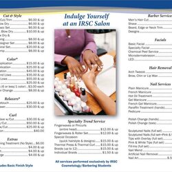 Champion Salon Price List Templates Free Samples Examples Formats Download Width