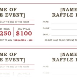 Superb How To Get Free Raffle Ticket Template For Microsoft Word