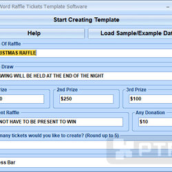 Preeminent Ms Word Raffle Tickets Template Software For Windows Free Download