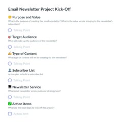 Wonderful How To Write Email Newsletters Keep Your Audience Engaged Streak Newsletter Project Kick Off