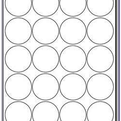 Spiffing Avery Inch Round Labels Template Label For Mac