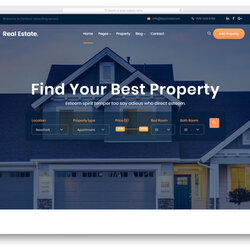 Very Good Real Estate Free Investor Website Template Websites