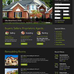 Admirable Best Free Real Estate Templates Template Website Web Agency Company