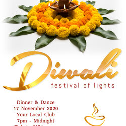 Wonderful Diwali Festival Invitation Template Ts