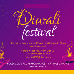 Very Good Happy Diwali Festival Invitation Video Template Poster Ts