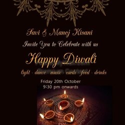 Eminent Copy Of Diwali Invite Cards Greeting