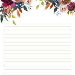 High Quality Free Printable Stationery Templates