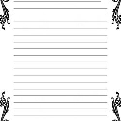 Pin On Printable Stationery Letter Writing Templates Paper Lined Border Designs Template Corner Stationary