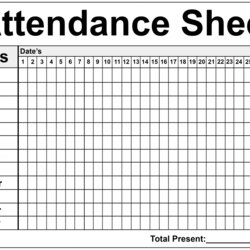 Worthy Attendance Sheet Employee Tracker
