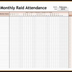Spiffing Monthly Attendance Sheet With Time In Excel Free Download Periodic And Tracking Spreadsheet Employee