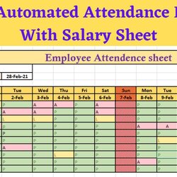 Smashing Daily Employee Attendance Sheet In Excel How To Make Automated Salary