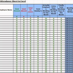 Terrific All Categories Attendance Excel Sheet Employee Daily Template Example Register Format Record Monthly