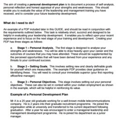 Cool Personal Leadership Development Plan Templates Word Excel Template