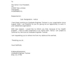 Brilliant Resignation Letter