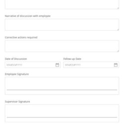 Out Of This World Human Resources Hr Form Templates Builder Performance Counseling