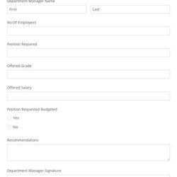 Super Human Resources Hr Form Templates Builder Manpower Request