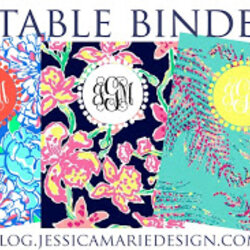 Excellent Free Printable Binder Covers Preppy