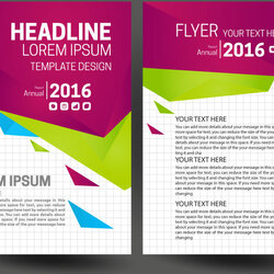 Super Annual Report Cover Page Free Vector Download For Flyer Template Style Modern Background Flyers Graphic