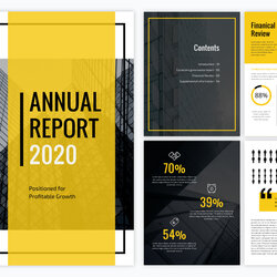 Perfect Annual Report Design Cover