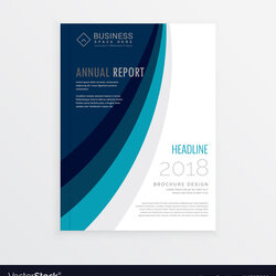 Peerless Annual Report Cover Template Brochure Design Vector Image