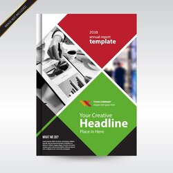 Very Good Premium Vector Annual Report Design Cover Template