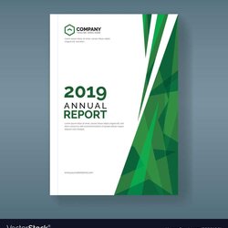 Smashing Annual Report Template With Abstract Green Pertaining To Illustrator Templates