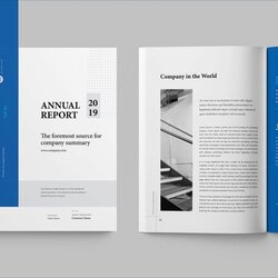Splendid Free Annual Report Template Templates Printable Download Modern Minimal