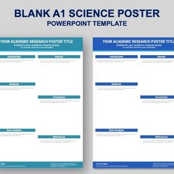Superior Poster Template Free Download Get What You Need For Blank Science